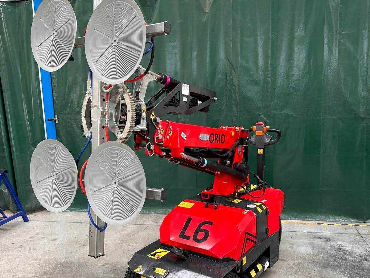 Robot ORION L6 con telaio a ventose